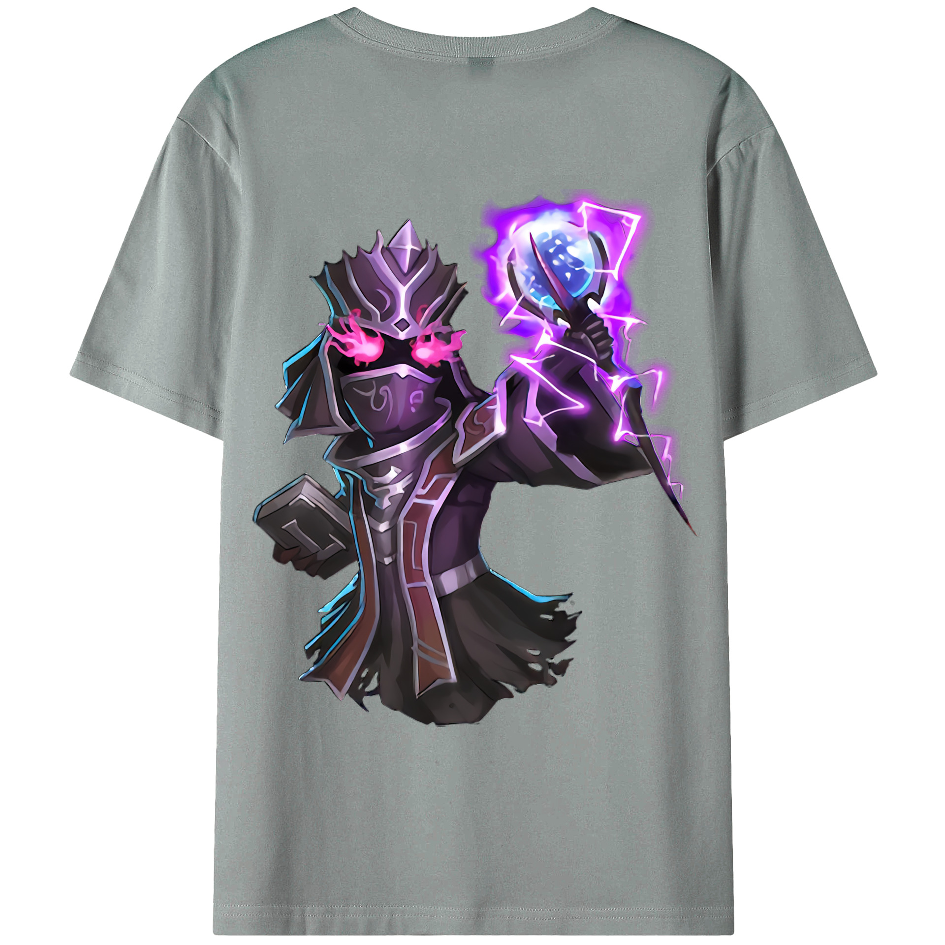 （画像用） リーグ・オブ・レジェンド League of Legends LOL 綿100％ メンズ半袖Tシャツ（バックプリント） 通気性